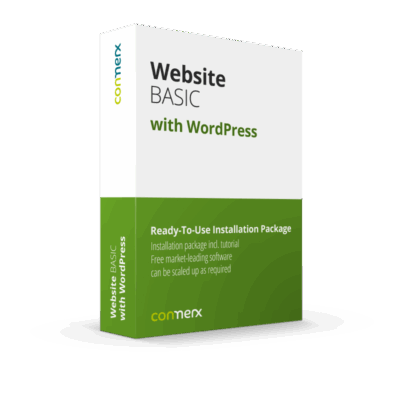 Website BASIC – Ready-to-use WordPress website package for small businesses and startups