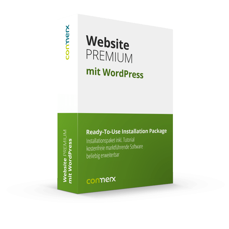 Website PREMIUM – Professionelles WordPress-Website-Paket mit vorkonfigurierter Installation und Premium-Design